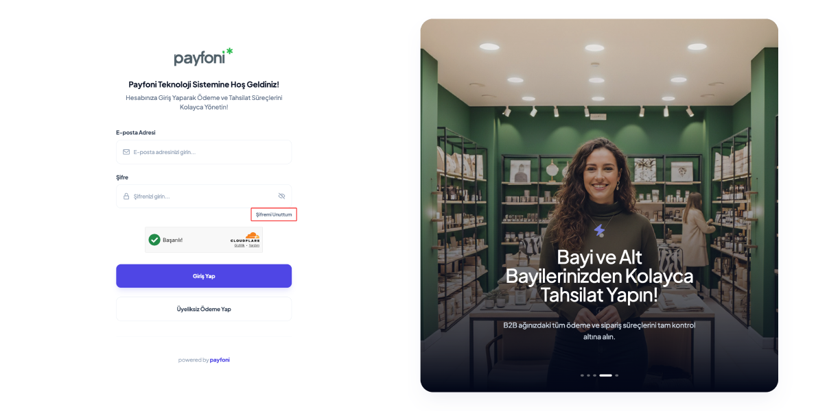 Sifre Sıfırlama Bağlantısı